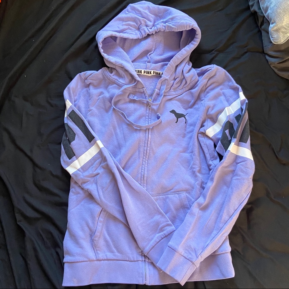 PINK zip up sweatshirt